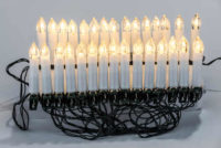 Klasické svíčky na vánoční stromeček s LED diodami