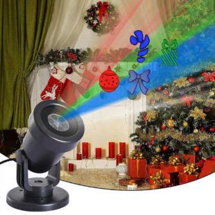 Levný vánoční laserový LED projektor