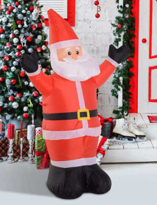 Nafukovací Santa Claus s LED osvětlením 120 cm