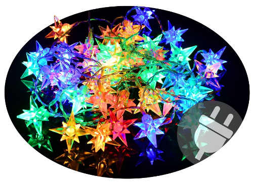 LED hvězdičky na vánoční stromeček