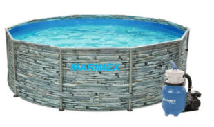 Nadzemní bazén motiv KÁMEN - Marimex Florida 3,05x0,91 m s pískovou filtrací