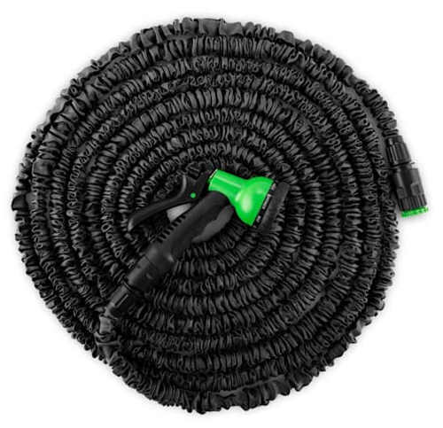 Černá flexibilní zahradní hadice délka 30 m