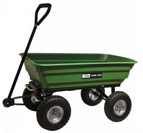 Profesionální zahradní vozík s velkými koly s pneumatikami