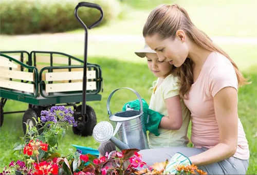 Ruční vozík usnadní práci na zahradě