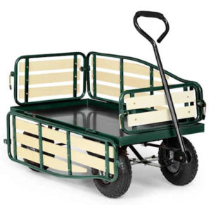 Všestranný ruční vozík na přepravu nákladů v zahradě