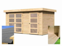 Dřevěný domek se dvěma místnostmi