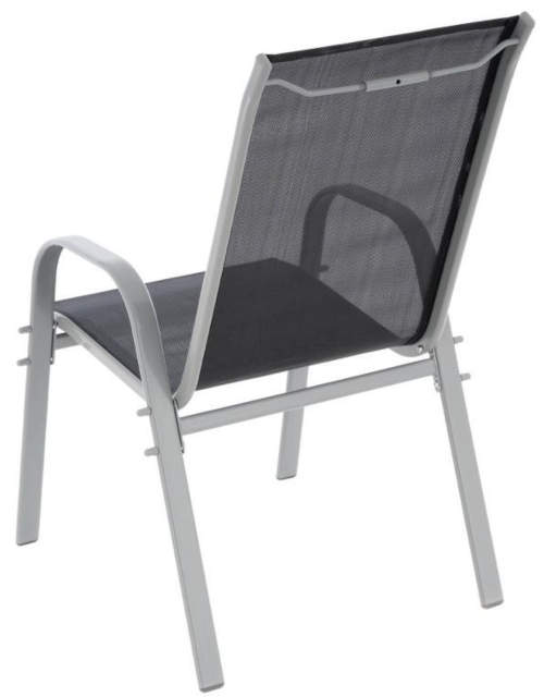 Zahradní židle s pevnou kovovou konstrukcí
