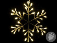 Vánoční LED dekorace - sněhová vločka