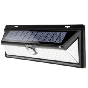 Venkovní nástěnné LED osvětlení se solárním panelem