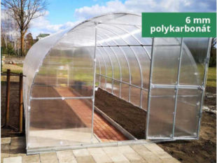 Obloukový skleník 2x3 m z polykarbonátu