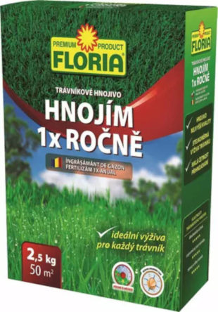 Trávníkové hnojivo FLORIA 2,5 kg