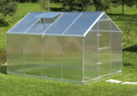 Odolný polykarbonátový zahradní skleník s hliníkovou konstrukcí GARDENTEC F4